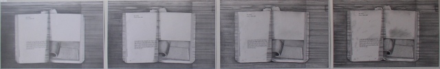 graphite drawing book photocopy by Molly Springfield