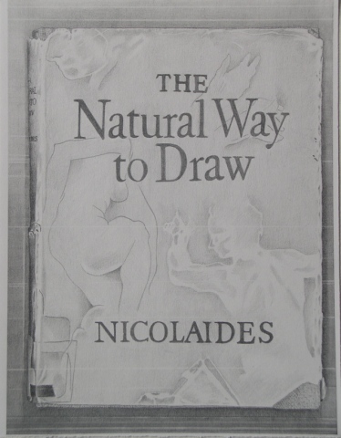 graphite drawing book photocopy by Molly Springfield