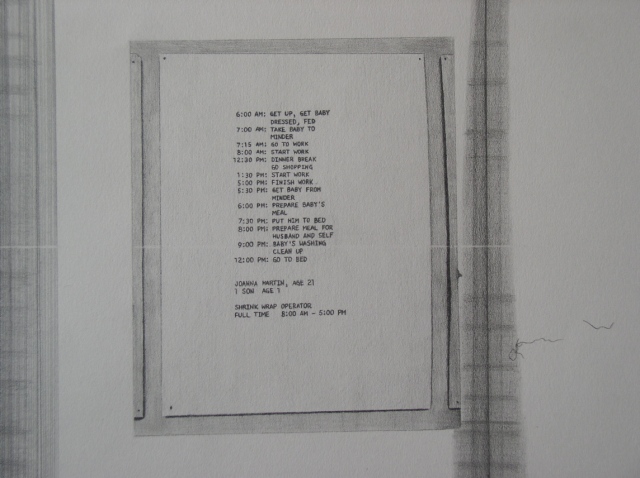 graphite drawing book photocopy by Molly Springfield