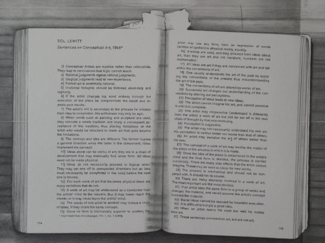 graphite drawing book photocopy by Molly Springfield