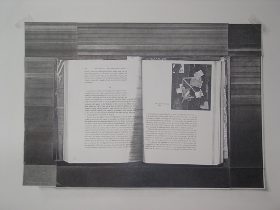 graphite drawing book photocopy by Molly Springfield