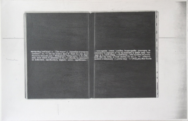graphite drawing book photocopy by Molly Springfield