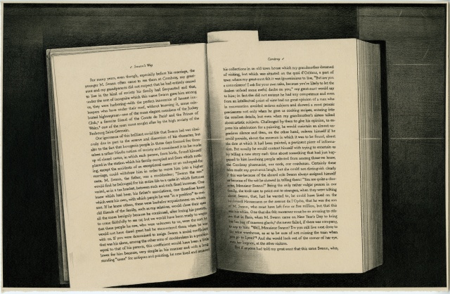 graphite drawing book photocopy by Molly Springfield