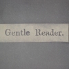 Gentle Reader