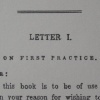 On First Practice (detail)