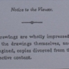 Notice to the Viewer