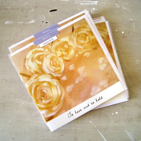 To Have and to Hold, Wedding card commissioned and licensed by Paperlink from Linda Boucher, artist.