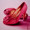 Rose Pink Heels 
by Linda Boucher