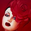 Woman with Red Fascinator
Original Oil Painting
by Linda Boucher