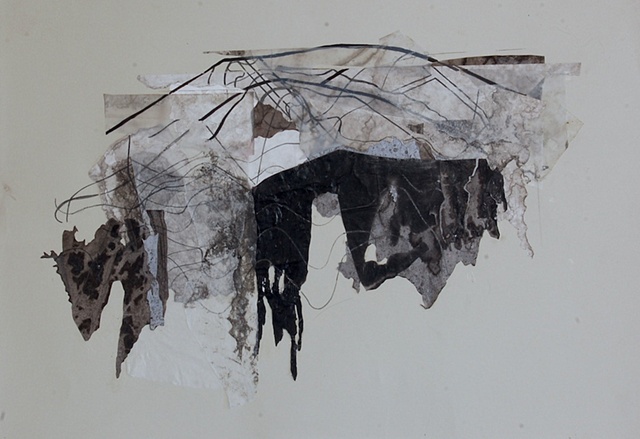 Residue Drawing, (weather strata #2), 2009