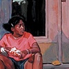Girl Eating Chips