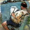 Man Reading a Newpaper