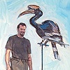 Geoff with Sculpture