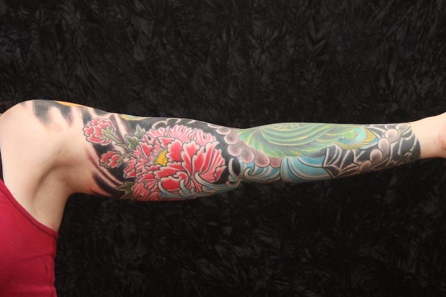 Shannon's Foo Dog Sleeve 3