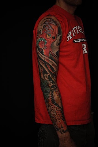 Curtis's Koi/Octopus Sleeve