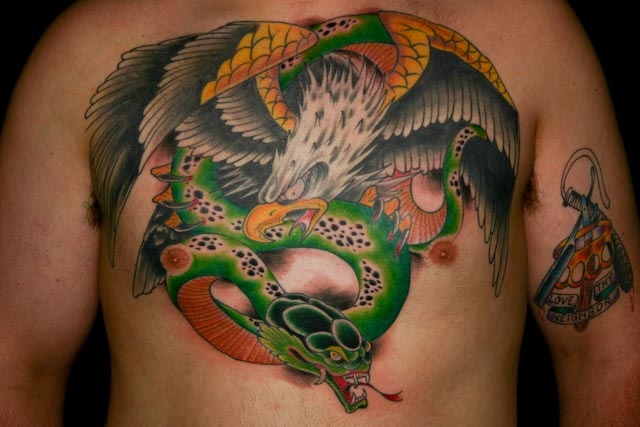 Justin's Snake and Eagle