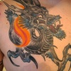 black dragon and mountain top 1