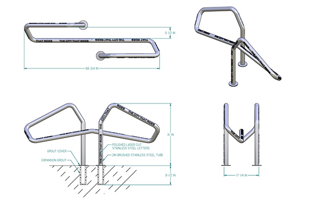 The City That Rides Bike Rack