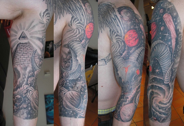 David's space/ Aries sleeve