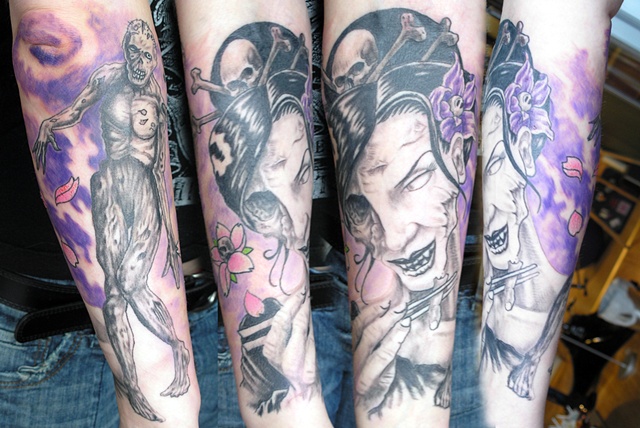 Fran's forearm