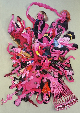 Collage Series 3: Pink Girls


