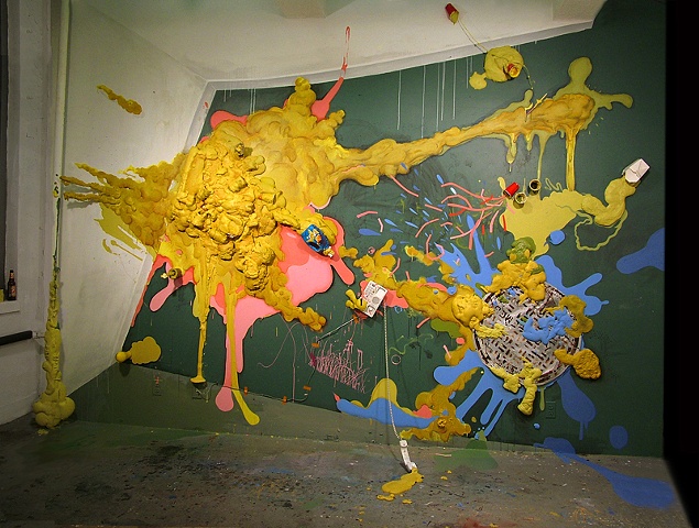 trash, foam, ready-made, installation, space, NYC