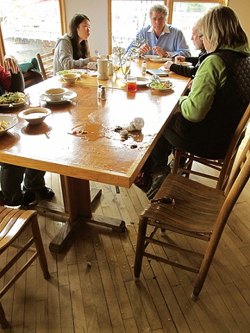Yellow Mask: Having a Nice Lunch