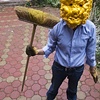 Yellow Mask: Free Service
Weed wacking (Sunset Park, Brooklyn, NYC)