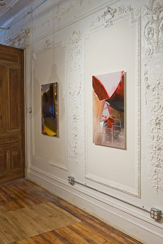 From left to right: "Water Castle" and "Pyramids"