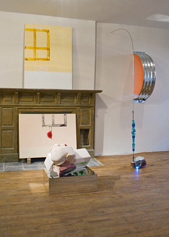 Installation view of Geography of Imagination at Adam House, New York, NY, 2009.