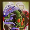 skull and coffins