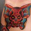 skull butterfly