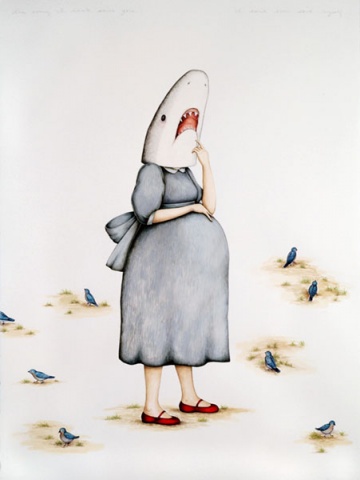 Shark Girl With Child