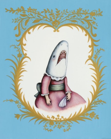Shark Girl with Hankie