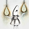 Shark Girl with Eye Drops
