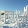 Ice & Snow Furniture Raised From Lake Mendota