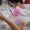 Glazing/Painting day at Birdrock Elementary!