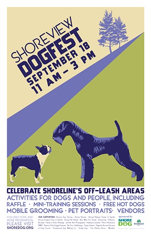 Dogfest 2010 poster design