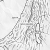 Map of Jerusalem area