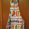 reverse side of Hungry Caterpillar apron
