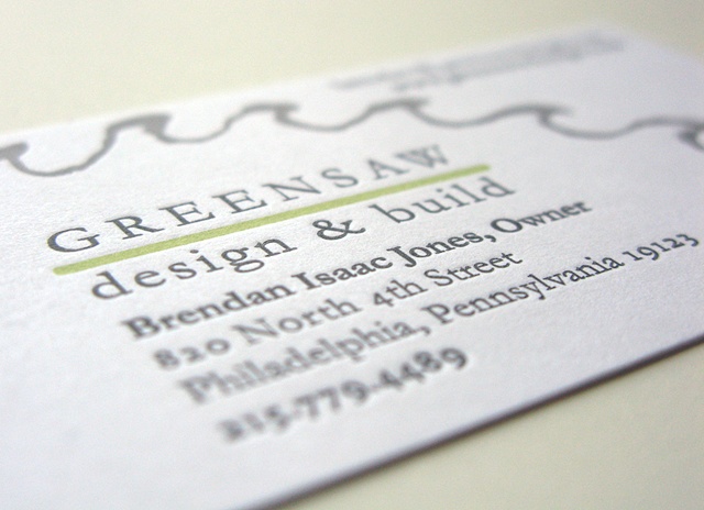 letterpress huldra press custom business card marianne dages