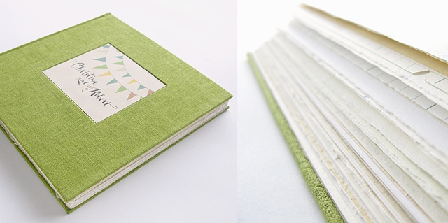 bookbinding custom guest book wedding huldra press marianne dages book hardcover
