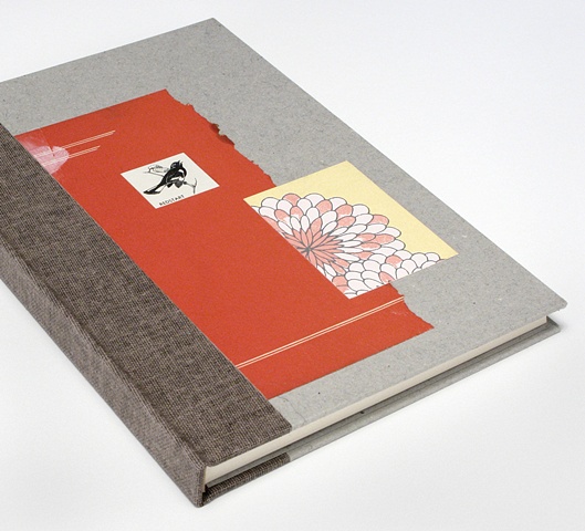 one of a kind, hardcover, book, case, sketchbook, journal, notebook, vintage paper, ephemera, marianne dages, huldra press