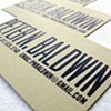 Peter Baldwin Design/Build Business Cards