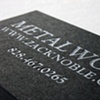 Zack Noble Metalwork Business Card