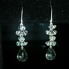 green amethyst and aquamarine drops