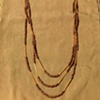 wood & seed bead 3 strand