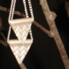 triangle & silver chain