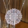 silver snowflake & quartz
