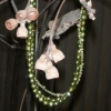 green pearl three strand
